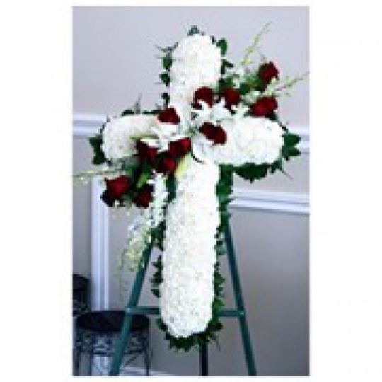 KỆ CHỮ THẬP CẮM HOA