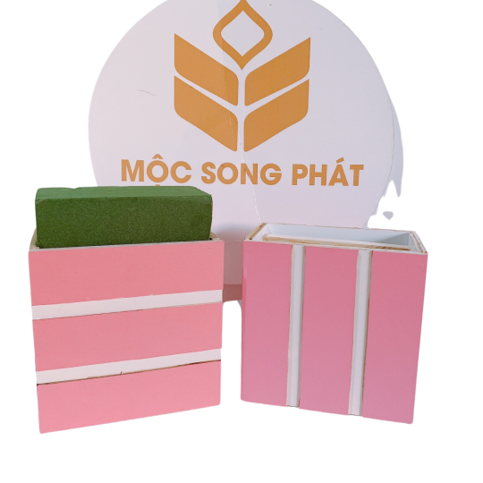 Hộp Decal Hồng 2 Khe