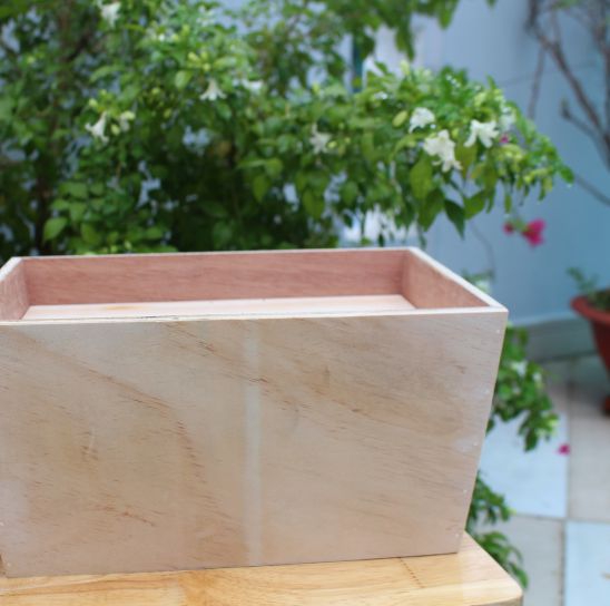 Hộp Quà Tết Hình Thang 2 Tầng