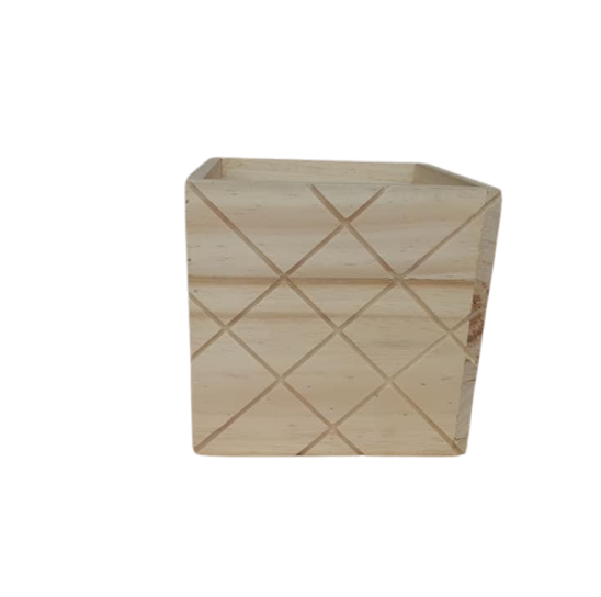 Hộp Vuông Sọc Caro